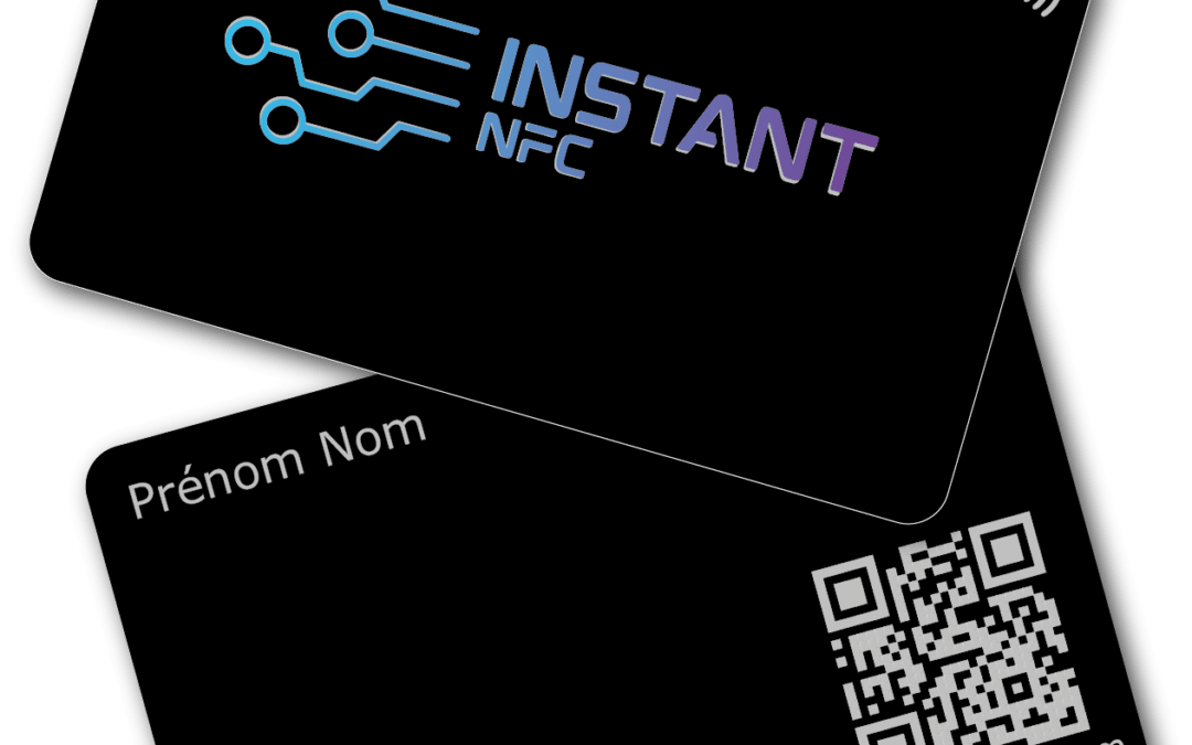 Carte de visite NFC Métal - Impression numérique