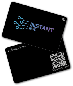 Carte de visite NFC Métal - Impression numérique