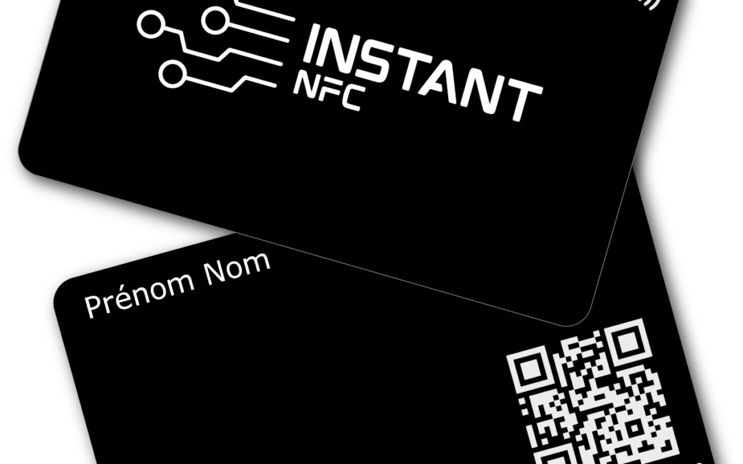Carte de visite NFC en PVC