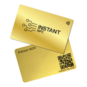 Carte de visite gold NFC
