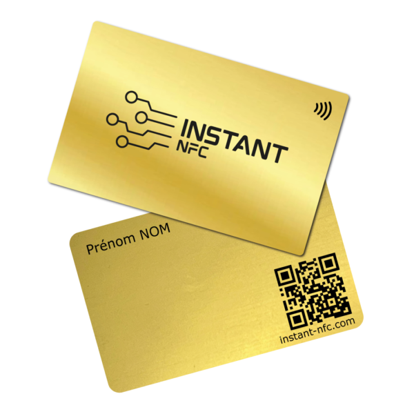 Carte de visite gold NFC