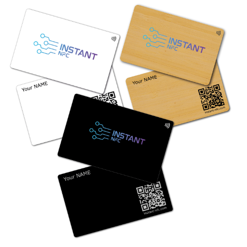 Les 3 modèles de cartes Instant-NFC
